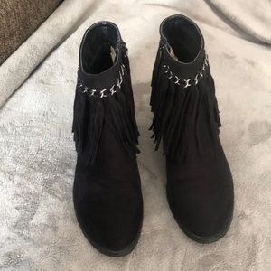 Pierre Dumas Shoes - Black fringe booties Pierre Dumas Shoes - Black fringe booties